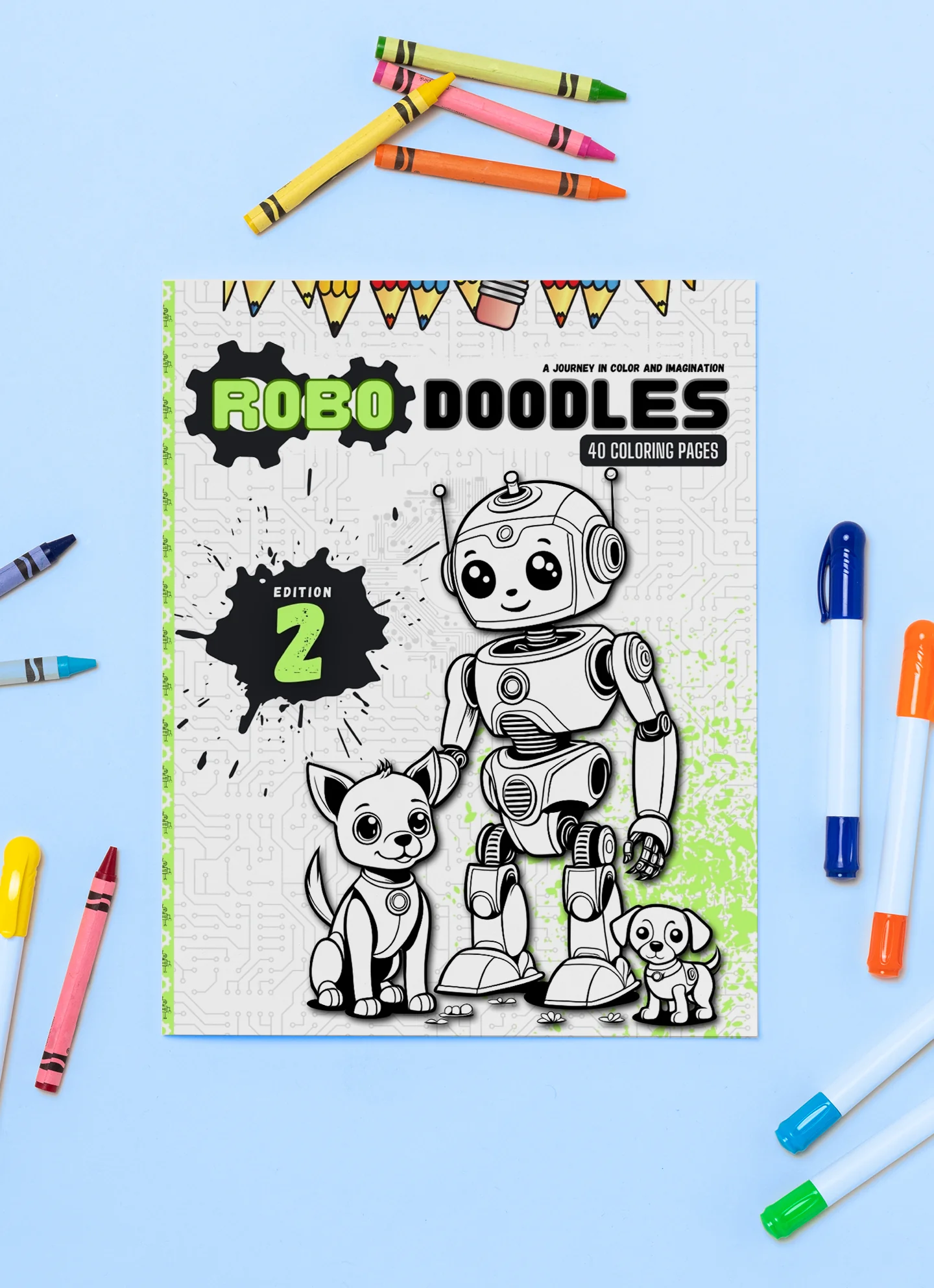 Robo Doodles – A Journey in Color and Imagination (Volume II) detail image